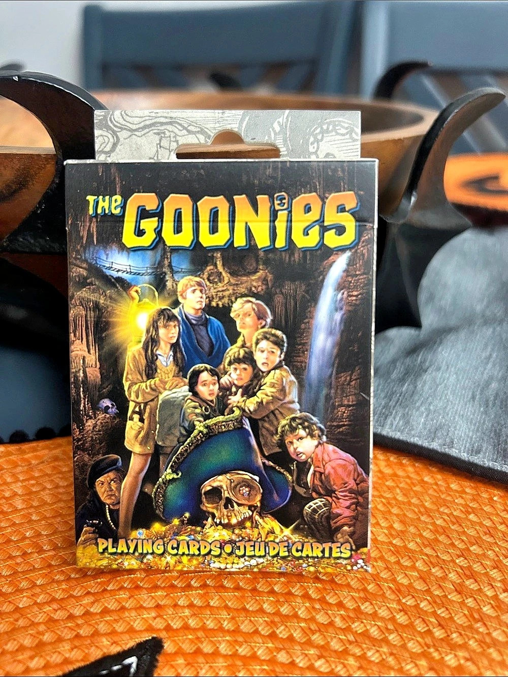 The Goonies Playing Cards Black & Orange